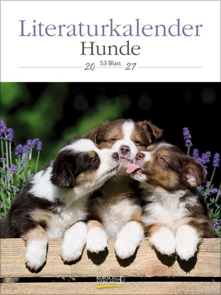 Produktbild: Literaturkalender Hunde 2027