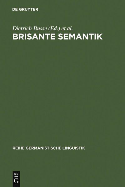 Produktbild: Brisante Semantik