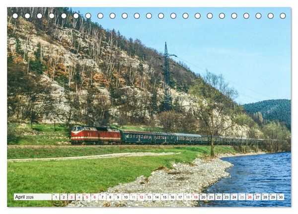 Produktbild: Reichsbahn in Color (Tischkalender 2026 DIN A5 quer), CALVENDO Monatskalender