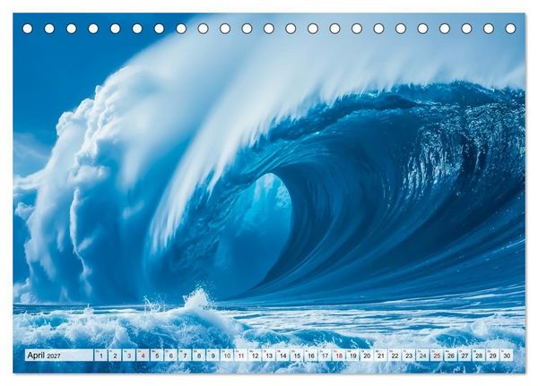 Produktbild: Naturgewalten - Ungez&auml;hmt und Unaufhaltsam (Tischkalender 2027 DIN A5 quer), CALVENDO Monatskalender