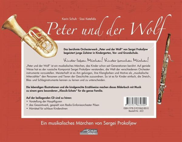 Produktbild: Peter und der Wolf (Bilderbuch mit CD)