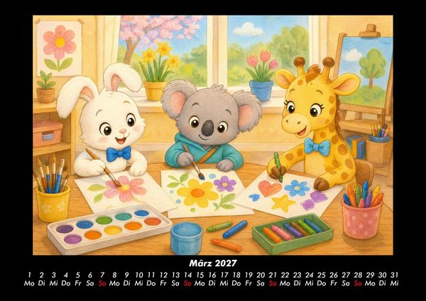 Produktbild: Mein erster Schultag - Ein mutiges Jahr 2027 Fotokalender DIN A3