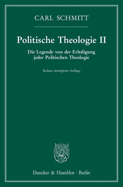 Produktbild: Politische Theologie II.