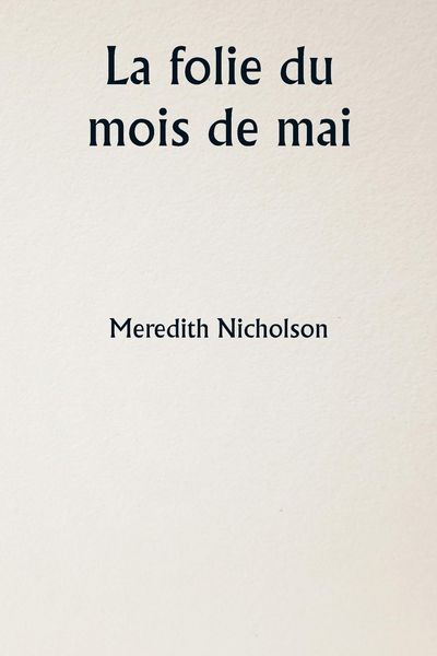 Produktbild: La folie du mois de mai