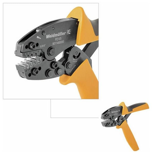 Produktbild: Weidm&uuml;ller PZ 6/5 9011460000 Crimpzange Aderendh&uuml;lsen 0.25 bis 6 mm&sup2;