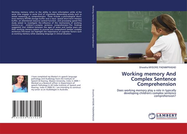 Produktbild: Working memory And Complex Sentence Comprehension