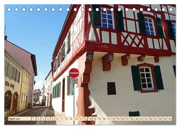 Produktbild: Alzey in Rheinhessen Ein Stadtspaziergang im Sommer (Tischkalender 2027 DIN A5 quer), CALVENDO Monatskalender