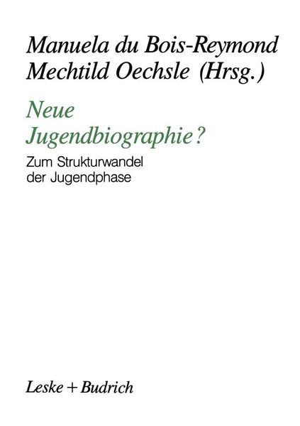 Produktbild: Neue Jugendbiographie?