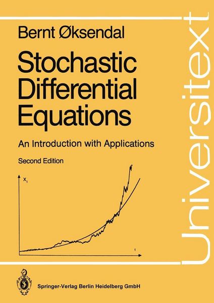 Produktbild: Stochastic Differential Equations