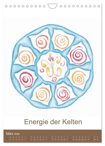 Produktbild: Atlantisheilsymbole (Wandkalender 2026 DIN A4 hoch), CALVENDO Monatskalender