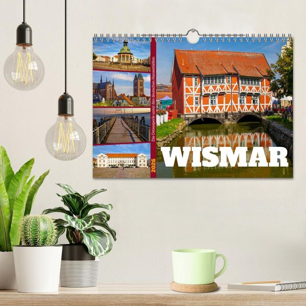 Produktbild: Wismar - Die Ostseeperle unter den deutschen Hansest&auml;dten (Wandkalender 2026 DIN A4 quer), CALVENDO Monatskalender