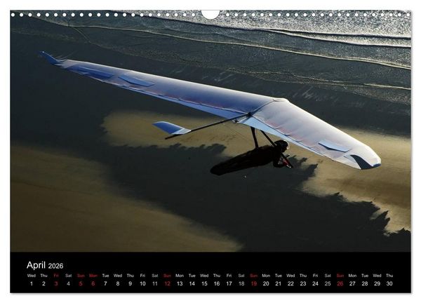 Produktbild: Hang gliding at Rhossili (Wall Calendar 2026 DIN A3 landscape), CALVENDO 12 Month Wall Calendar