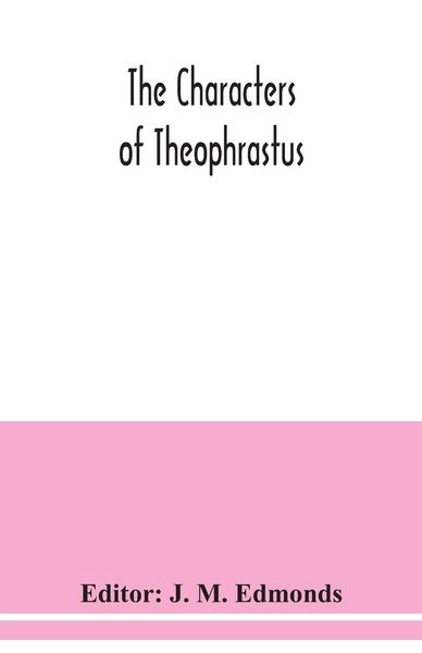 Produktbild: The Characters of Theophrastus
