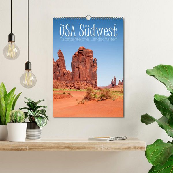 Produktbild: USA S&uuml;dwest Facettenreiche Landschaften (Wandkalender 2026 DIN A3 hoch), CALVENDO Monatskalender