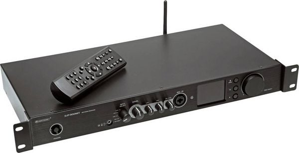 Produktbild: Omnitronic DJP-900NET PA Verst&auml;rker Bluetooth&reg;, DAB+, Internetradio, WLAN RMS Leistung je Kanal an 4 Ohm: 460 W