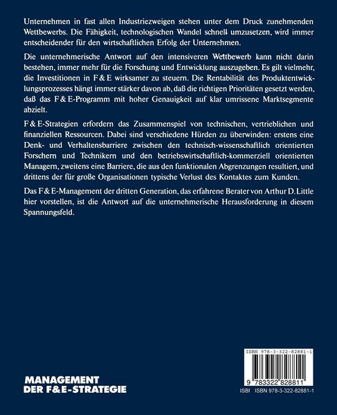 Produktbild: Management der F&E-Strategie