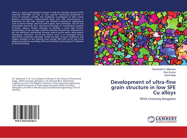 Produktbild: Development of ultra-fine grain structure in low SFE Cu alloys