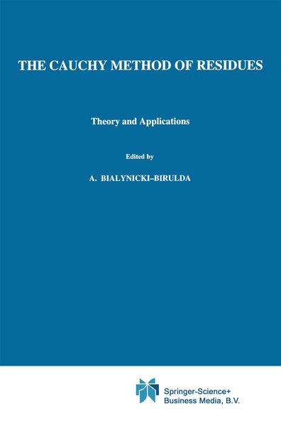 Produktbild: The Cauchy Method of Residues