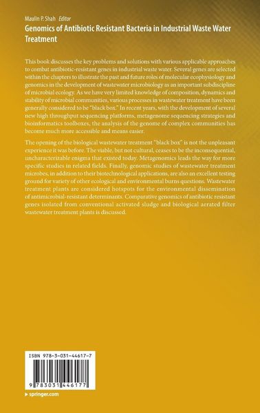 Produktbild: Genomics of Antibiotic Resistant Bacteria in Industrial Waste Water Treatment