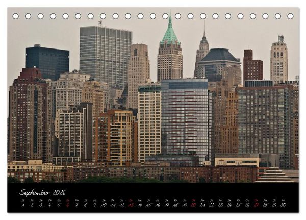Produktbild: Ansichten einer Stadt: New York (Tischkalender 2026 DIN A5 quer), CALVENDO Monatskalender