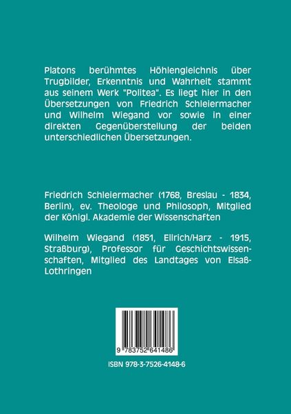 Produktbild: Das H&ouml;hlengleichnis