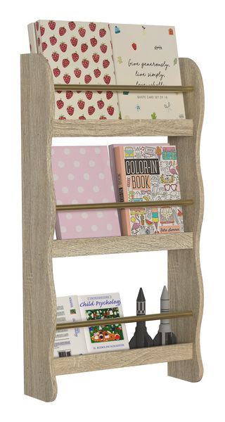 Produktbild: Holz Kinderregal B&uuml;cherregal Kinder Regal Kilaro
