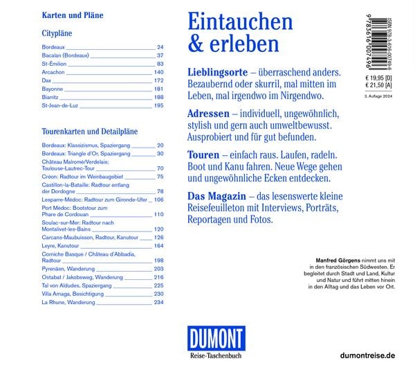 Produktbild: DUMONT Reise-Taschenbuch Reisef&uuml;hrer Bordeaux & Atlantikk&uuml;ste