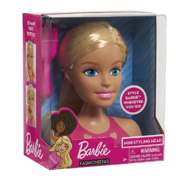 Produktbild: Barbie Mini Styling Head - Blondes Haar