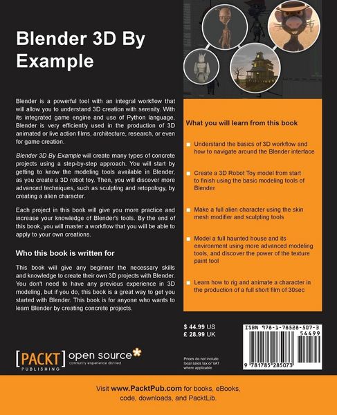 Produktbild: Blender 3D By Example