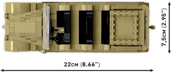Produktbild: COBI Historical Collection 3143 - Sd.Kfz.8 Towing 8.8 cm Flak 36, WWII, Bausatz 1:35, 975/2 Klemmbausteine