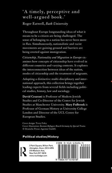 Produktbild: Citizenship, Nationality and Migration in Europe
