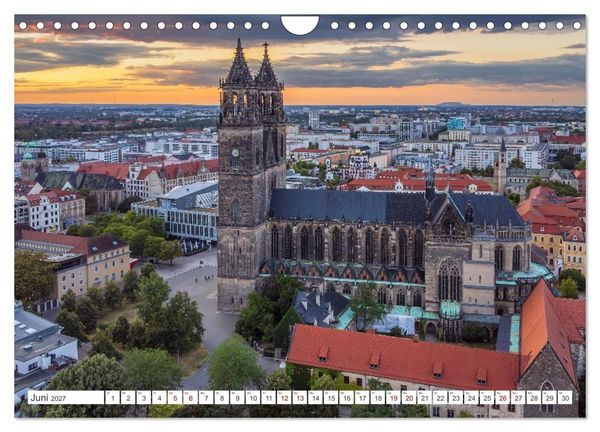 Produktbild: Domperspektiven: Magdeburger Dom - Neu gesehen 2027 (Wandkalender 2027 DIN A4 quer), CALVENDO Monatskalender