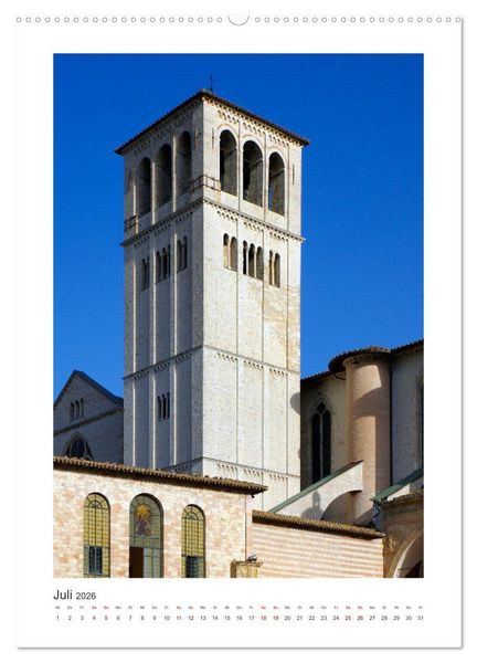 Produktbild: Assisi - Die Stadt zweier gro&szlig;er Heiliger (Wandkalender 2026 DIN A2 hoch), CALVENDO Monatskalender