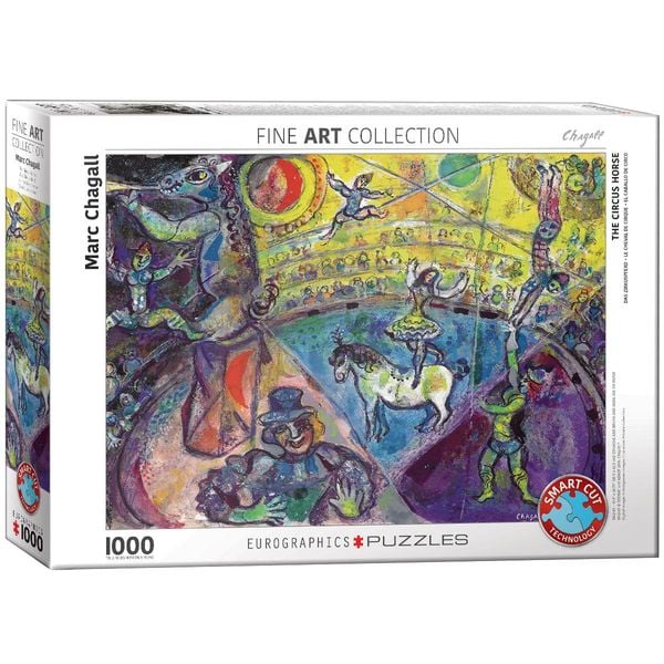 Eurographics 6000-0851 - Das Zirkuspferd von Marc Chagall , Puzzle, 1.000 Teile