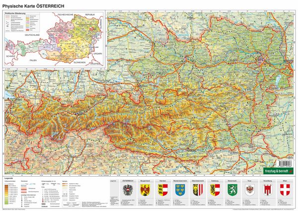 Produktbild: freytag & berndt Schulhandkarte &Ouml;sterreich 1:1 Mio.