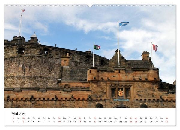 Produktbild: Schottlands Hauptstadt Edinburgh (Wandkalender 2026 DIN A2 quer), CALVENDO Monatskalender