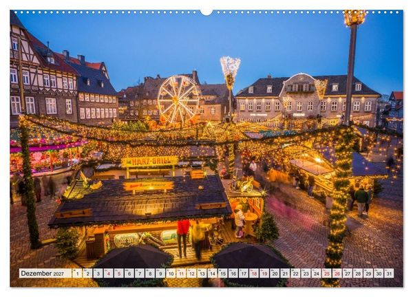 Produktbild: Goslar - Zwischen Fachwerk und Welterbe (Wandkalender 2027 DIN A2 quer), CALVENDO Monatskalender