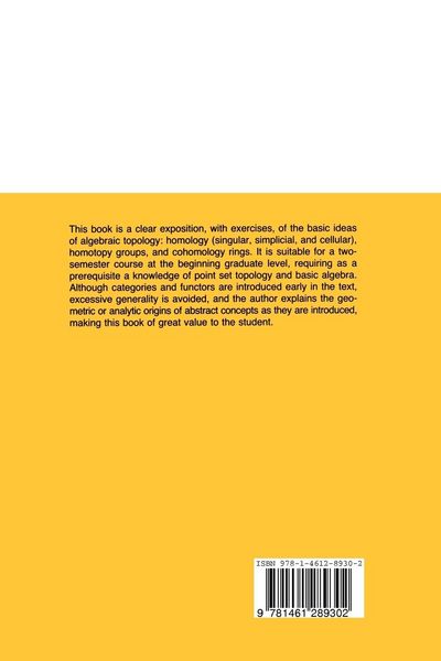 Produktbild: An Introduction to Algebraic Topology