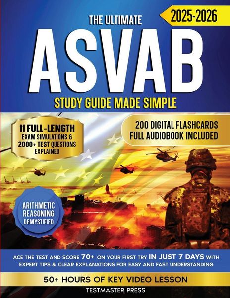 Produktbild: The Ultimate ASVAB Study guide Made Simple