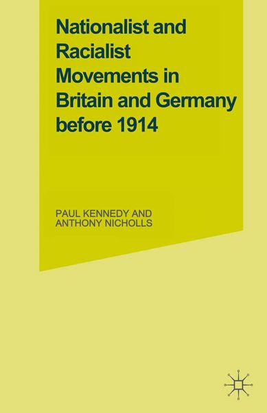 Produktbild: Nationalist and Racialist Movements in Britain and Germany Before 1914