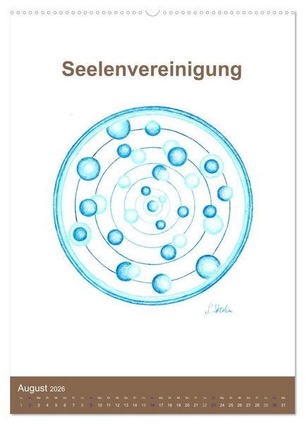 Produktbild: Delfinheilsymbole (Wandkalender 2026 DIN A2 hoch), CALVENDO Monatskalender