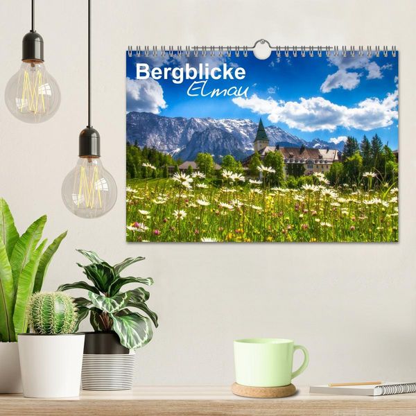 Produktbild: Bergblicke - Elmau (Wandkalender 2026 DIN A4 quer), CALVENDO Monatskalender