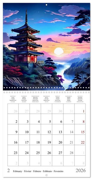 Produktbild: China - Magical Landscapes (Wall Calendar 2026 12 &times; 12 Inch) CALVENDO 12 Month Wall Calendar