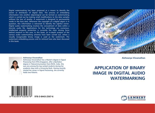 Produktbild: Application Of Binary Image in Digital Audio Watermarking