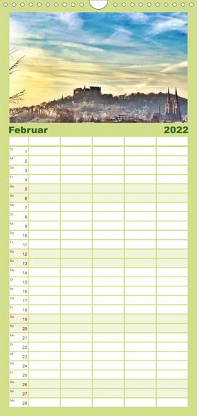 Produktbild: Familienplaner Marburg 2022 (Wandkalender 2022 , 21 cm x 45 cm, hoch)