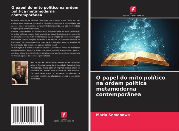Produktbild: O papel do mito pol&iacute;tico na ordem pol&iacute;tica metamoderna contempor&acirc;nea