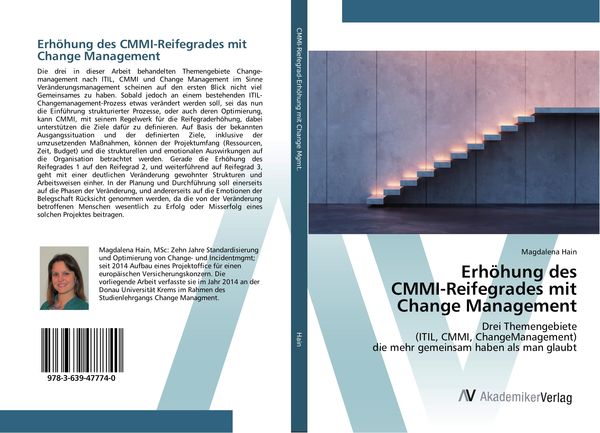 Produktbild: Erh&ouml;hung des CMMI-Reifegrades mit Change Management