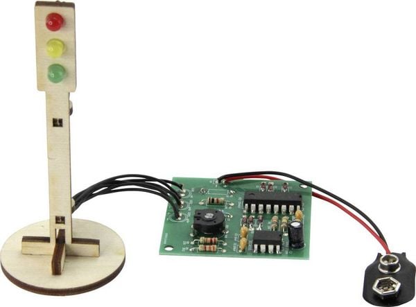 Produktbild: Sol Expert Elektronische Ampel, L&ouml;tbausatz 73880 Bausatz ab 14 Jahre