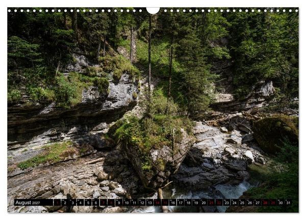 Produktbild: Breitachklamm im Wandel der Jahreszeiten (Wandkalender 2027 DIN A3 quer), CALVENDO Monatskalender