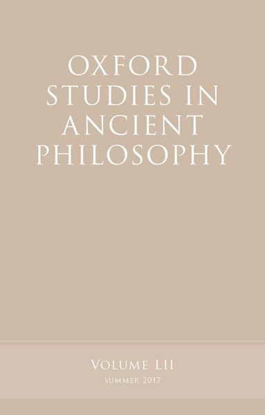 Produktbild: Oxford Studies in Ancient Philosophy, Volume 52